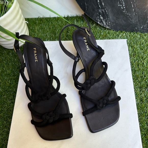 FRAME Le Hendrix Slingback Sandal size 37 US 7 women  $528 - Picture 5 of 12